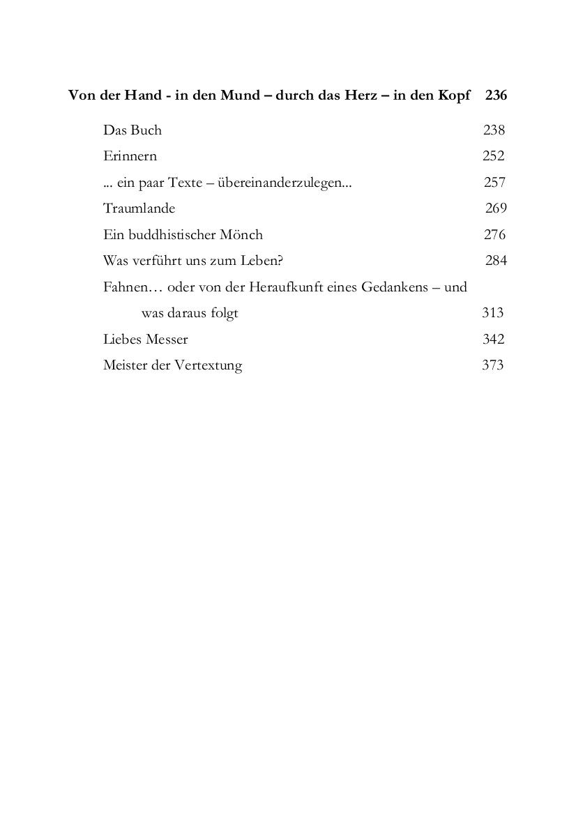 INHALTSVERZEICHNIS MOMENTAN NICHT VERFÜGBAR